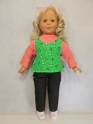 Česká panenka s měkkým tělíčkem, mrkačka 52 cm
