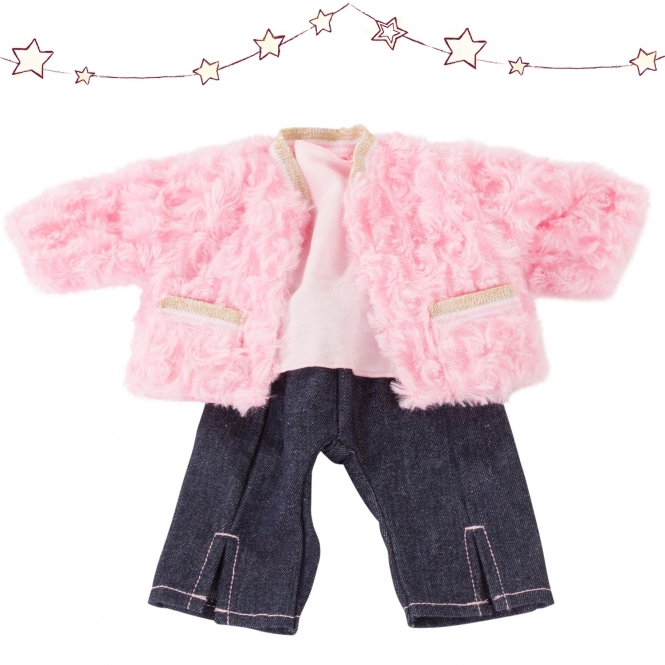Götz obleček na panenky 30-33 cm Furry Pink